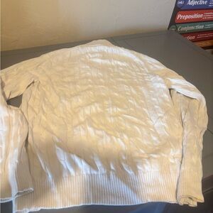 Club Room Men's Cable Knit Sweater - White